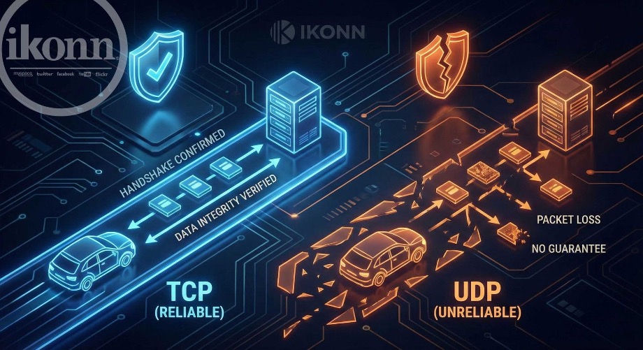 Diferença entre Protocolos TCP e UDP no Rastreamento